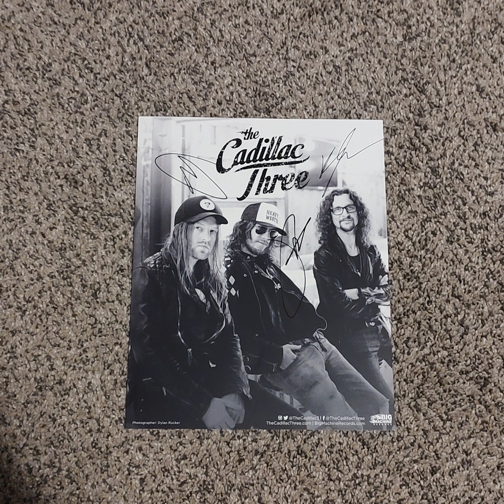 The Cadillac Three Signed Autographed